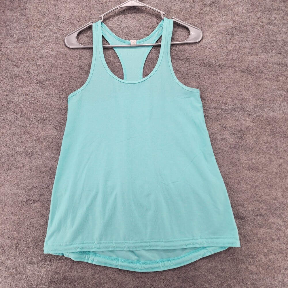 Under Armour Tank Top Womens Small Semi Fitted Heat Gear Blue Sleeveless